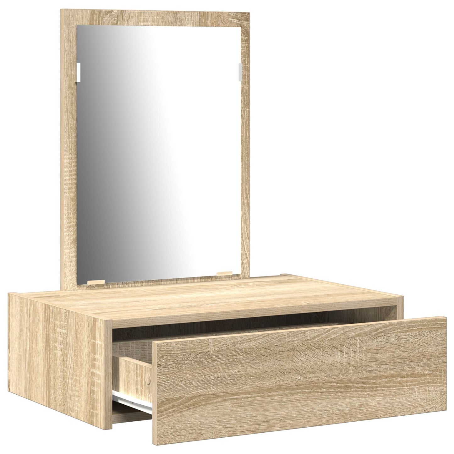 Väggmonterat Sminkbord Sonoma Ek 60x40x70 cm