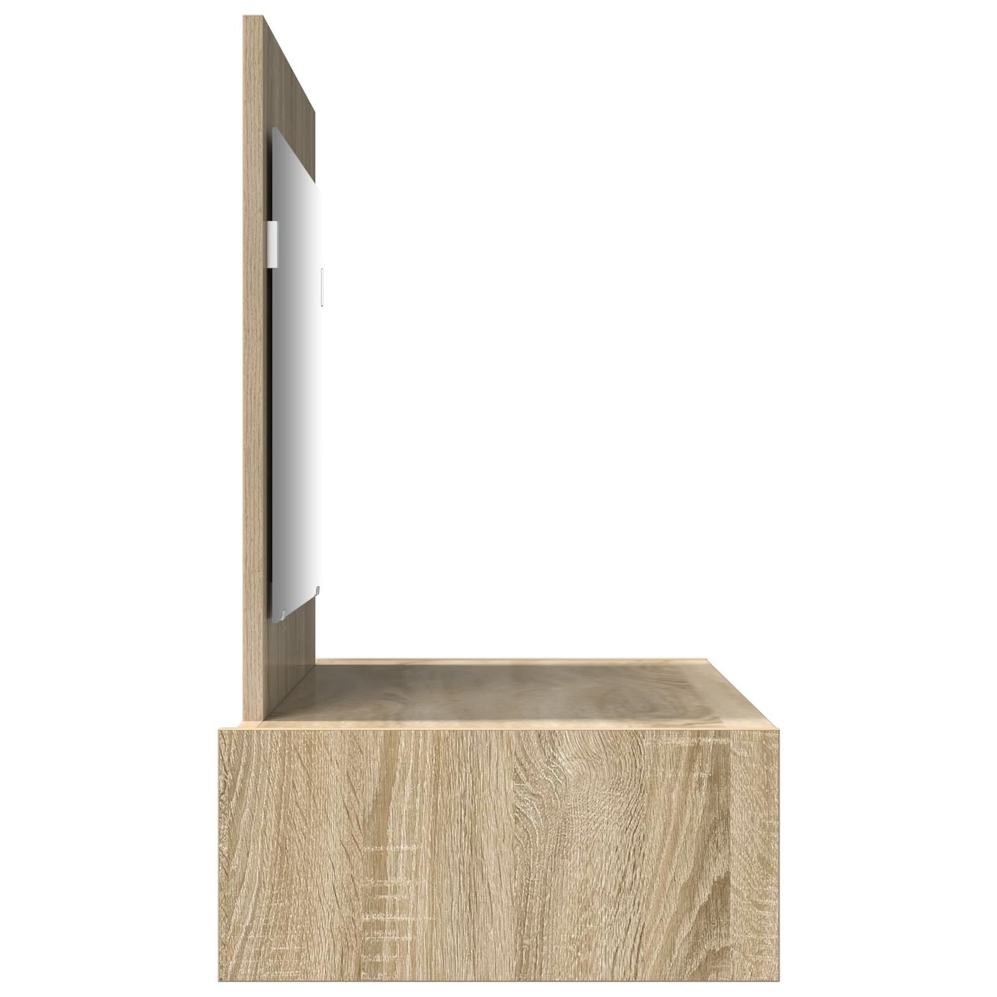 Väggmonterat Sminkbord Sonoma Ek 100x40x70 cm